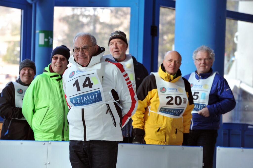 torneo di curling in attesa del tiro